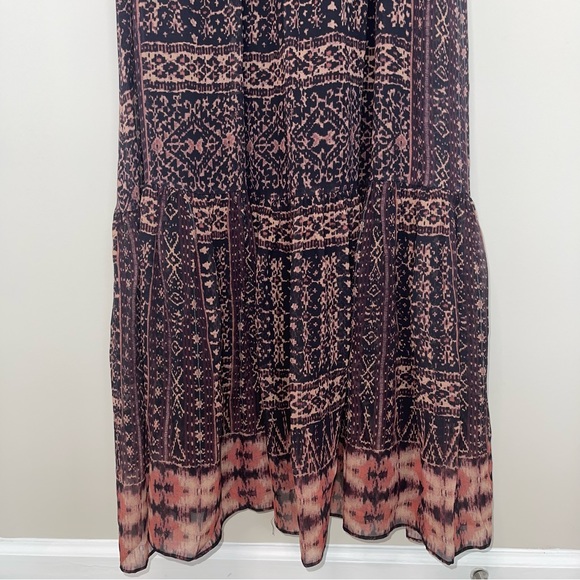 Ulla Johnson Allegra Maxi Dress in Earth Ikat 2 100% Silk Brand New Without Tags - Picture 11 of 16